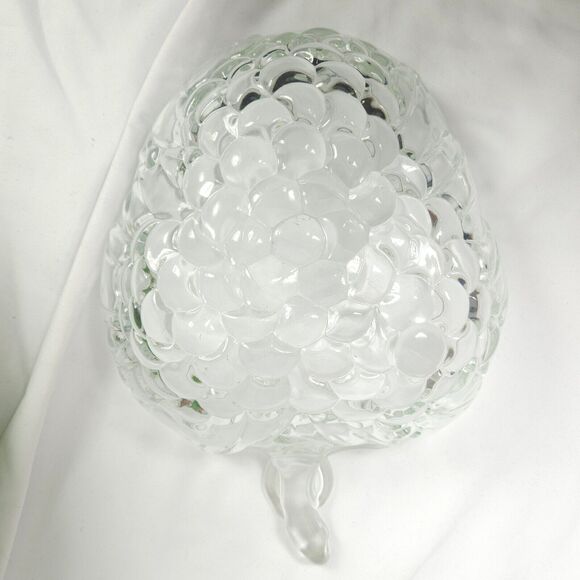 Vtg INDIANA GLASS Crystal Glass SALAD Serving BOWL Only w/ Original Box 0819 - Picture 2 of 7